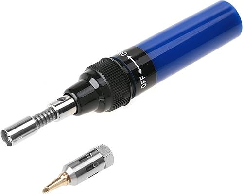 Saldatore a Gas, Saldatore a Butano, Saldatore a Gas, Soffiatore a Gas per Strumenti Elettronici (BLUE) - Honorern