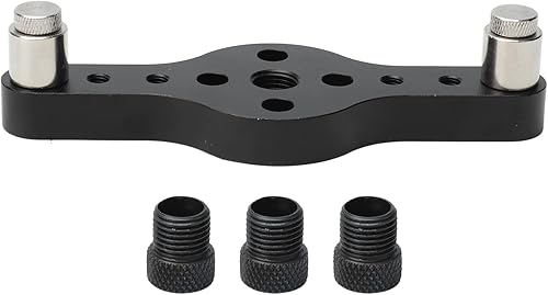 Guida alla perforazione dei fori Guida alla perforazione dei fori per la lavorazione del legno Tassello di centraggio Posizionatore per fori diritti Strumenti per localizzatore di giunzioni per la lav - Honorern