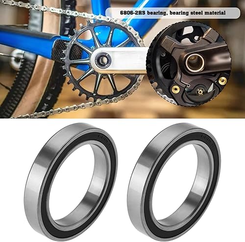 4PCS 6806-2RS Cuscinetti A Sfera 30mm ID 42mm OD 7mm Spessore Cuscinetti In Gomma A Doppia Tenuta Compatibile Con Cannondale Compatibile Con BB30 Pedivelle - Honorern