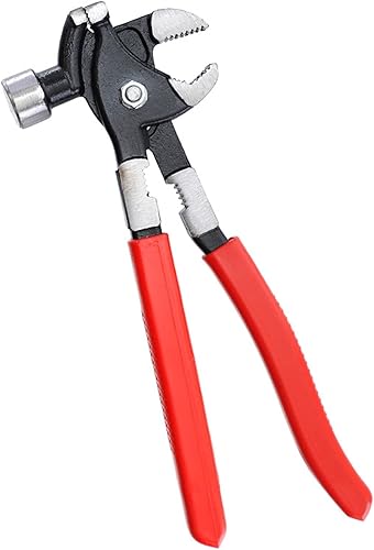 Chiave per tubi 6 in 1 Pinze universali per uso domestico.Martello.Chiave.Estrattore per unghie.Strumenti di combinazione della chiave inglese del tubo 1. - Honorern