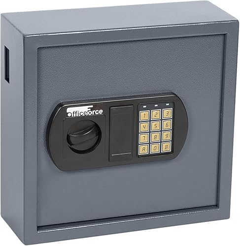 Cassaforte per chiavi ProfiOffice OfficeForce® con serratura elettronica, cassetta portachiavi di sicurezza con codice numerico, cassetta portachiavi per 150 chiavi (20103) - Honorern