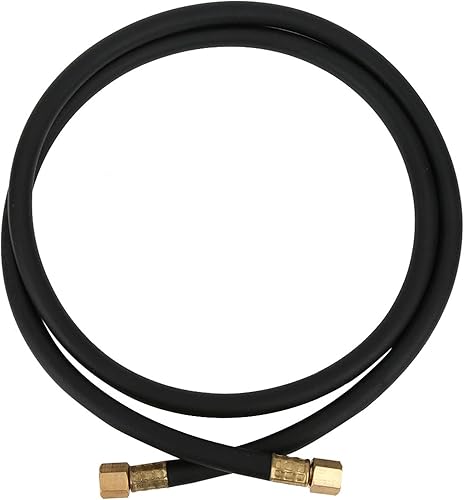 Msiud Tubo per Gas Inerte, Dado Del Raccordo di Saldatura Dell'Aria Da 1/4 di Pollice Inerte Argon CO2 Azoto Aria Compressa Pistola In Gomma Ottone ad Alta Flessibilità per Unione di Della - Honorern