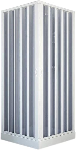 Forte BK100001 Box Doccia, Bianco, 80 x 80 x 185 h riducibile - Honorern