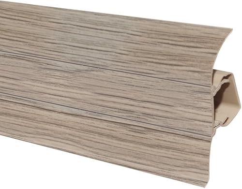 Battiscopa Passacavo, Grigio Tortora 104, 4 Barre da 2,5 mt - Honorern