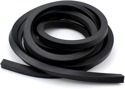 Striscia di Gomma nitrilica Solida Striscia di Tenuta NBR Quadrata Nera 1M for Guarnizione Marina Resistente all'olio 4x4mm 6x6mm 8x8mm 10x10mm 12x12mm (Color : 1 Meters, Size : 14x14mm) - Honorern