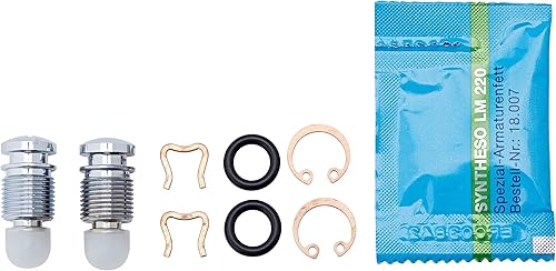 Grohe 47005000 Set Valvole di Intercettazione, Cromato, Set di 2 Pezzi - Honorern