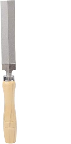 Lima rombica, lima Hhand Manico in legno per molatura del vetro per falegnameria per ceramica per pietre preziose per molatura del vetro per la lavorazione del legno(5 inches (125mm)) - Honorern