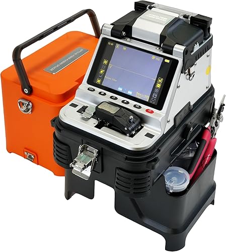 AI-20 Giuntatrice Fibra Ottica con Taglia Fibra Ottica Elettrica in un unico Passaggio Kit Saldatrice per Fibra Ottica aggiornato da AI-10A con OPM VFL batteria da 7800 mAh - Honorern