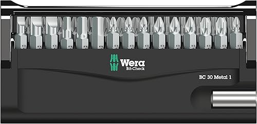Wera 05057434001 Assortimento di Bit-Check 30, Set di 30 Pezzi - Honorern