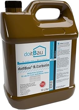 B – b.-carbolin LASUR 10 litri recinzione in legno colore legno colore recinzione LASUR Olio legno LASUR - Honorern