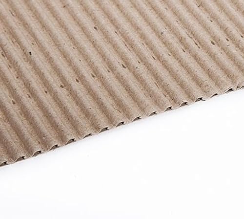 EffeDecor Cartone Ondulato Rotolo per Pavimento Avana Mono onda Copripavimenti Ecologico Carta Riciclata Ideale per Uso Interno H 100 cm (Avana, Lunghezza 16MT) - Honorern