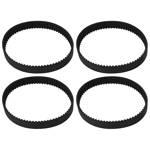 4 Pezzi Cinghia Dentata In Gomma Senza Fine HTD 225-3M Larghezza 10mm 75T Cinghie Di Trasmissione Sincrone Compatibile Con BOSCH PBS75 PBS75E Levigatrice A Nastro - Honorern