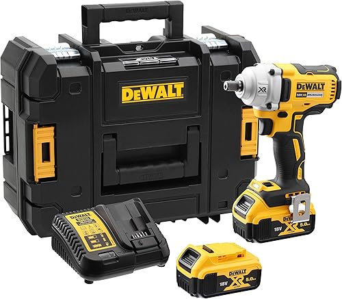 DEWALT DCF894P2-QW Avvitatore ad impulsi attacco 1/2” 18V - DOTAZIONE: 2 batterie XR Litio 5.0Ah, caricabatterie, valigetta TSTAK. - Honorern
