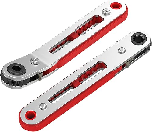 2 mini chiavi a cricchetto,1/4 pollice cacciavite a cricchetto reversibile da cacciavite a cricchetto cacciavite coppia a cricchetto cacciavite reversibile a cricchetto - Honorern