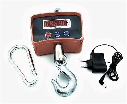 Bilancia Professionale Digitale Industriale Con Gancio Dinamometro Fino A 1000 Kg - Honorern