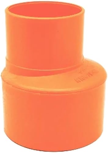 Riduzioni in PVC Rosso 100x50mm per Tubi di Scarico, Multicolore, Standard - Honorern