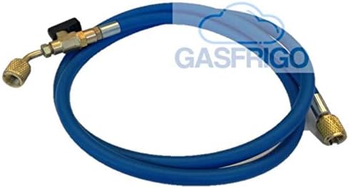 Frusta tubo flessibile 5/16' SAE con RUBINETTO colore blu l. 1500 mm - Honorern