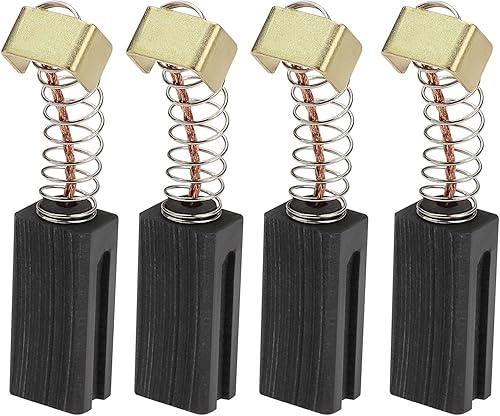 The Lord of the Tools 4 Pezzi Di Spazzole Di Carbone Scanalate Compatibili Con Aldi Compatibili Con Einhell 17 Mm X 8 Mm X 6 Mm Spazzola Motore Di Ricambio Per Utensili Elettrici Nera - Honorern