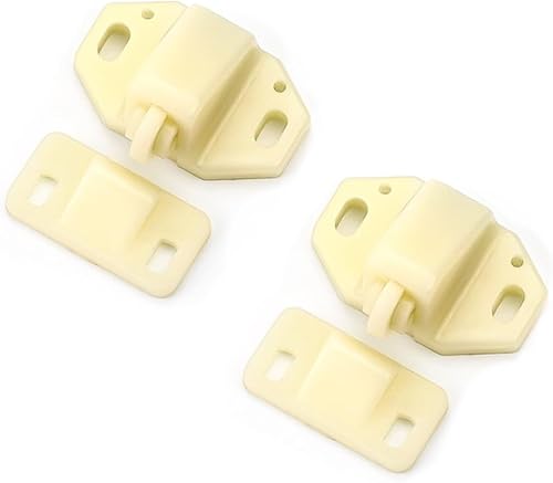 Chiusure in plastica per porte, 2 pezzi, fermi per porte, accessori a tenuta forte, per armadietti, roulotte, armadi, camper, barche (B) - Honorern