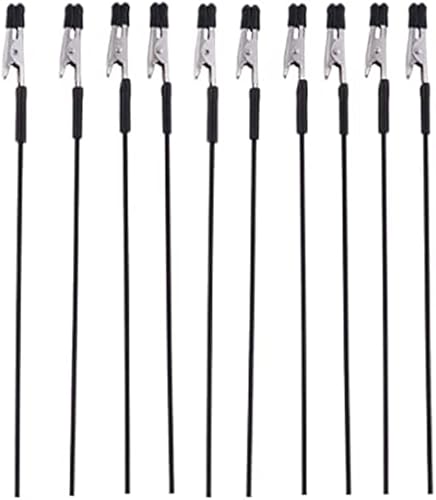 Morsetto per Vernice Spray,10 PCS Morsetto per Aerografo Clip a Coccodrillo Morsetti per Fili a Coda Lunga per modellismo Foto Saldatura Elettronica e lavori Artigianali - Honorern
