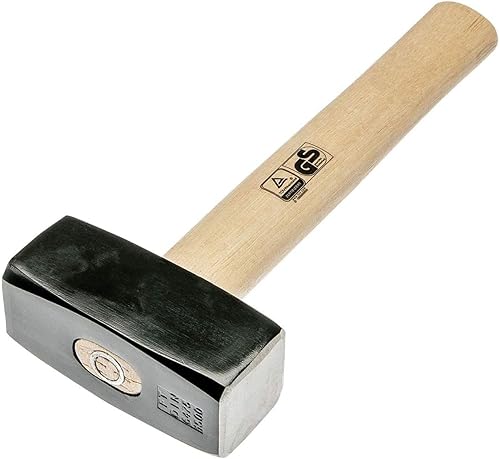 Mazzetta per muratore con testa in acciaio temprato e manico in legno (800 gr) - Honorern