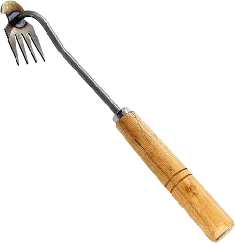 Rastrello Elimina Erbacce | Strumento Per Sarchiatore Da Giardino | Strumento Per Sarchiatore Manuale,Estirpatore Di Erbacce Da Giardino Sarchiatrice , Strumento Per Rimuovere I Denti Di Leone - Honorern