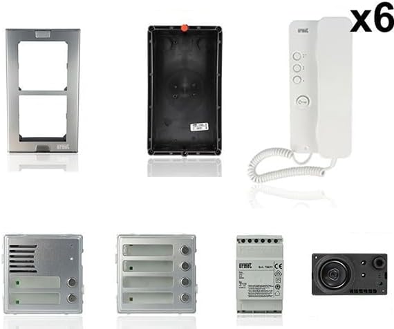 KIT CITOFONICO SEI URMET 6 FAMIGLIE 5 fili - Honorern