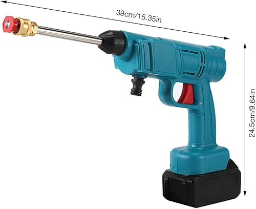 Idropulitrice a Batteria Portatile Con Ugelli, Tubo, Caraffa in Schiuma - Senza Fili per Auto, Casa (6000mah) - Honorern