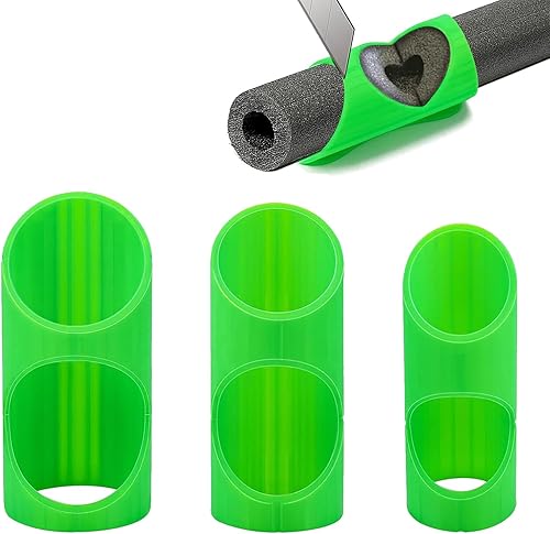 3 Pezzi Strumento Di Taglio Per Isolamento Tubi In Schiuma, Tagliatubi In Schiuma, Taglio Di Precisione Dei Rivestimenti Isolanti Dei Tubi, Taglierina Isolante Per Tubi - Honorern