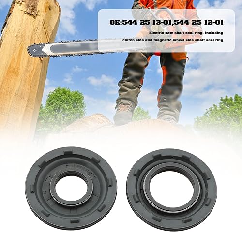 The Lord of the Tools 2 guarnizioni per albero della motosega compatibili con Husqvarna 135 140 435 440 paraolio per motosega OE 544 25 13-01 544 25 12-01 lato frizione 16,6 x 32 x 3,7 mm, lato ruota - Honorern