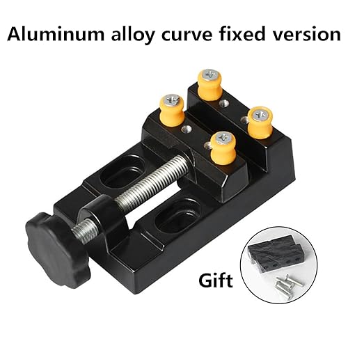 Mini Morsa Apertura Parallela,Morsa Piatta da Banco con Morsetto da Tavolo,Morsa Nucleare per Gioielli,Mini Morsetto Piatto da Banco Morsa,Mini Morsa da Banco a Mascella,Regolabile - Honorern