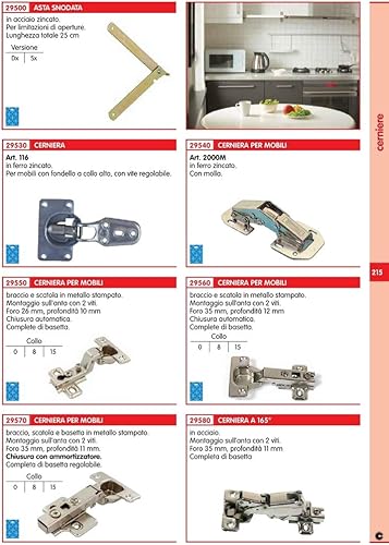 NEXTRADEITALIA CF da 6BLISTER BLISTER ASTE SNODATE X CAVALLETTI MM.250 (DESTRA -SINISTRA) - Honorern