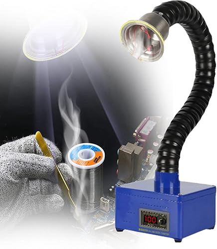 Aspiratori di fumi e fumi, collettore di polveri per Unghie, estrattore di fumi per Ventola di Saldatura, estrattore di polveri da 150 W, Tavolo di Saldatura per lavori di Saldatura Fai-da-Te - Honorern