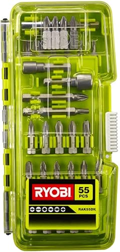Ryobi RAK55DK - Set di punte per cacciavite (55 pezzi) - Honorern