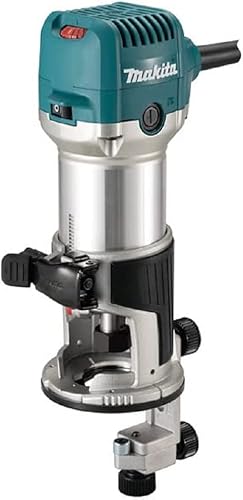 Makita RT0702CX4/2 240 V ¼' Router trimmer fornito con base trimmer - Honorern