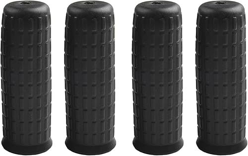 DAZZLEEX 4 manicotti in gomma con foro rotondo, in plastica e gomma, manicotti in gomma antiscivolo in PVC, braccioli per aste per macchine agricole (122 x 32 mm) - Honorern