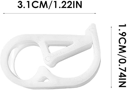 Morsetto per tubo regolabile, 20 morsetti per tubo di controllo del flusso d'acqua, clip per tubo di controllo del flusso d'acqua, di controllo multifunzione per regolatore di flusso - Honorern