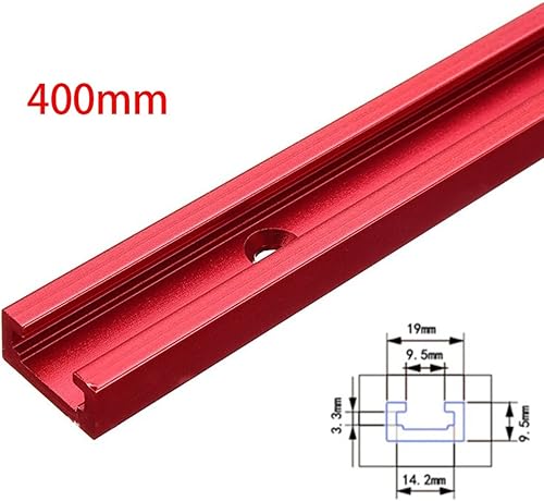 Lega di alluminio 600mm T-Track T-Slot Mitra Jig Tools per la lavorazione del legno Router - Honorern