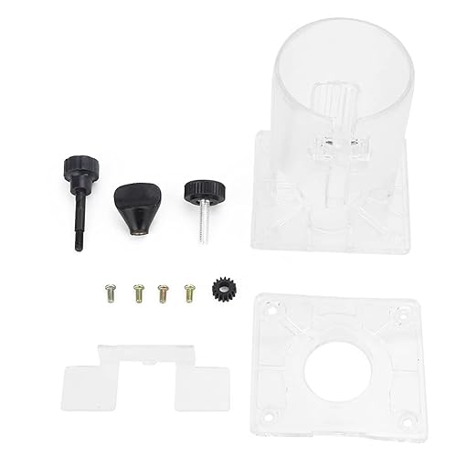Fresatrice per la Lavorazione del Legno Base in Plastica Trasparente Accessorio Protettivo per Elettroutensili (ispessito) Utensili Elettrici (Sezione spessa) - Honorern