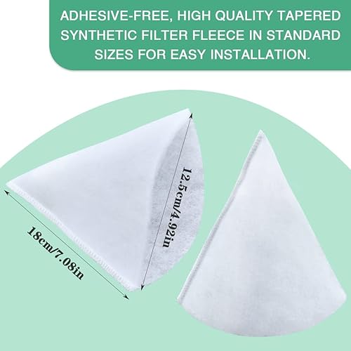 20 filtri conici DN 125, G4, sistema di ventilazione, lunghezza 180 mm, filtro conico, tappetini per sistemi di ventilazione, adatti per tutti i tipi di sistemi di ventilazione in casa - Honorern