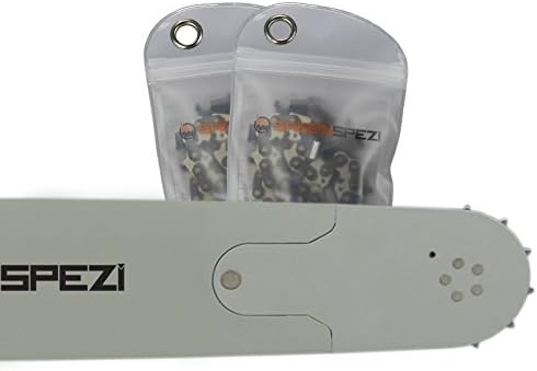 Set di spada da 60 cm Solid Drive con 2 catene a scalpello 3/8' 84 TG 1,5 mm adatto per Husqvarna 372 - Honorern