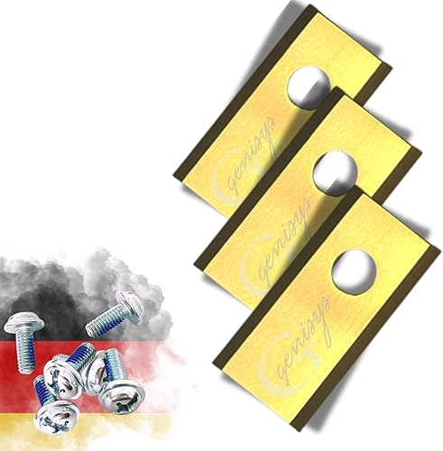 Lame di Ricambio in Titanio Compatibile con Ecovacs Goat Il rasaerba robotizzato - infrangibili a 1 Buco, Pezzo:30 - Honorern