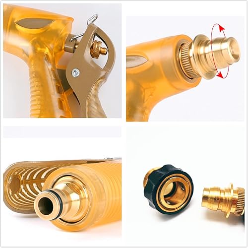 Rondella ad Alta Pressione Pistola Auto Spray Schiuma Pistola a spruzzo Auto Pulizia Schiuma Pistola 2-in-1 Pistola a spruzzo Manuale a spruzzo di Schiuma per Finestra Giardino Car Piano - Honorern