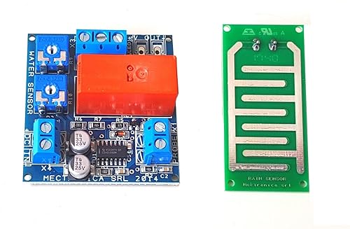 Sensore pioggia acqua anti allagamento multiuso 12V DC relè 16A 230V piastrina - Honorern