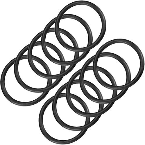 55mmx45mmx5mm Nitrile Gomma O-ring, 10pz Metrico Meccanico Sigillatura Guarnizioni, Nero - Honorern