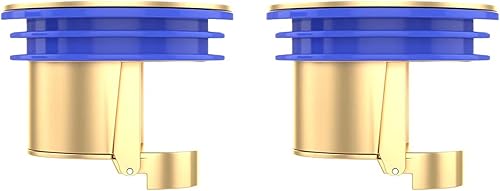 2 tappi anti-schiena, per scarico del pavimento della doccia, per scarico del pavimento della doccia (argentato) - Honorern