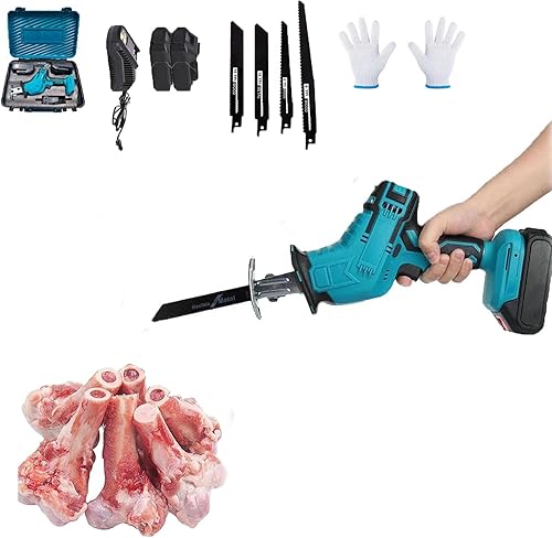 Segaossa Portatile,Sega a sciabola,Seghe Alternative elettriche,Segaossa Multifunzionale for Carne di Maiale congelata - Honorern