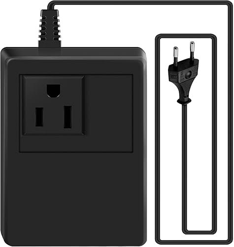 Trasformatore Convertitore di Tensione Da Trasformatore Da 110 V Convertitore di Tensione Da Viaggio Convertitore di Corrente Spina UE (Utilizzato solo da apparecchi elettrici entro 70 W) - Honorern