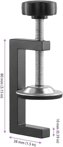 Set di 12 morsetti a G, morsetto regolabile da tavolo, morsetto C, morsetto da 10 a 57 mm, morsetti a vite per cassetti, installazione graffette da tavolo, lavorazione del legno, riparazione - Honorern