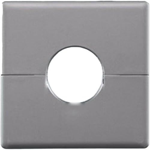 Eleganti piastre di copertura da parete quadrate, adatte per vari tubi, 5 piastre decorative per rosette (32 mm) - Honorern